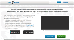 Desktop Screenshot of chefvivant.com